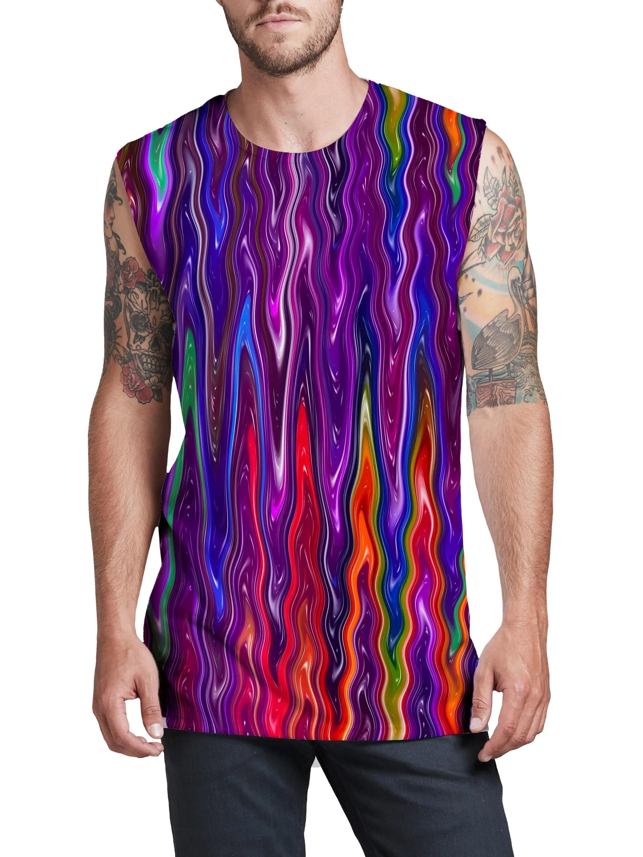 Trippy Vibes Men's Muscle Tank