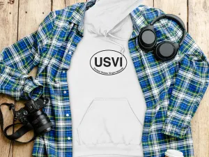 USVI Vacation Hoodie for Nature and Adventure Lovers