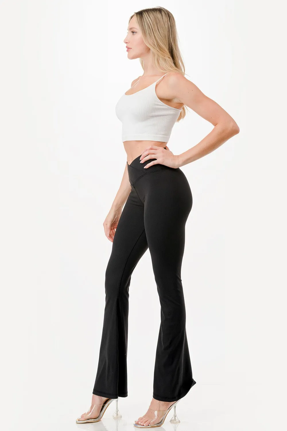 V-WAIST FLARE LEGGINGS