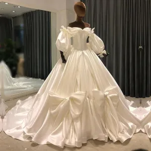 Vintage Design Wedding gown with Large bows