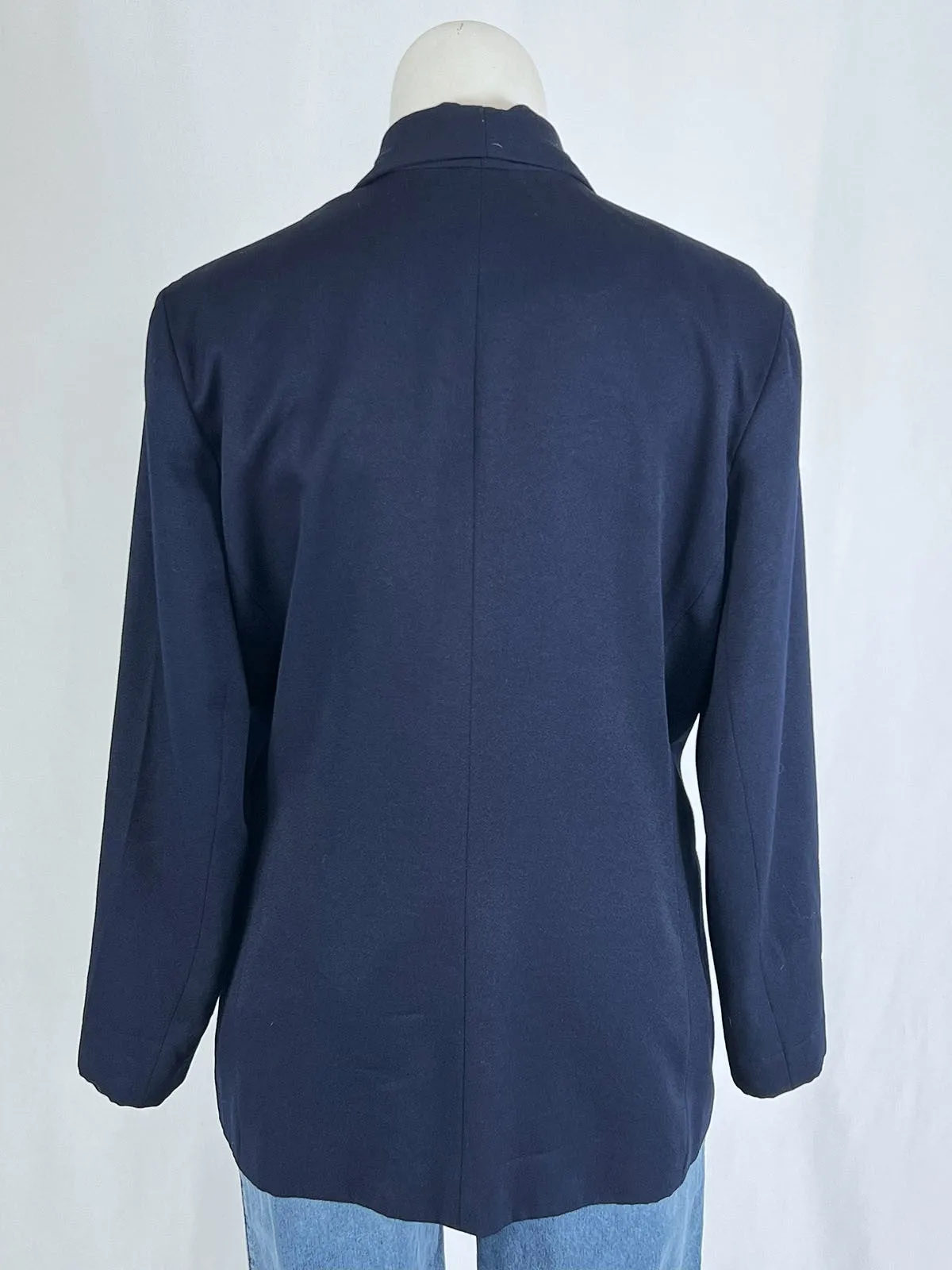 Vintage J.P. Fall Size 18 Navy & Gold Stripes Nautical Blazer