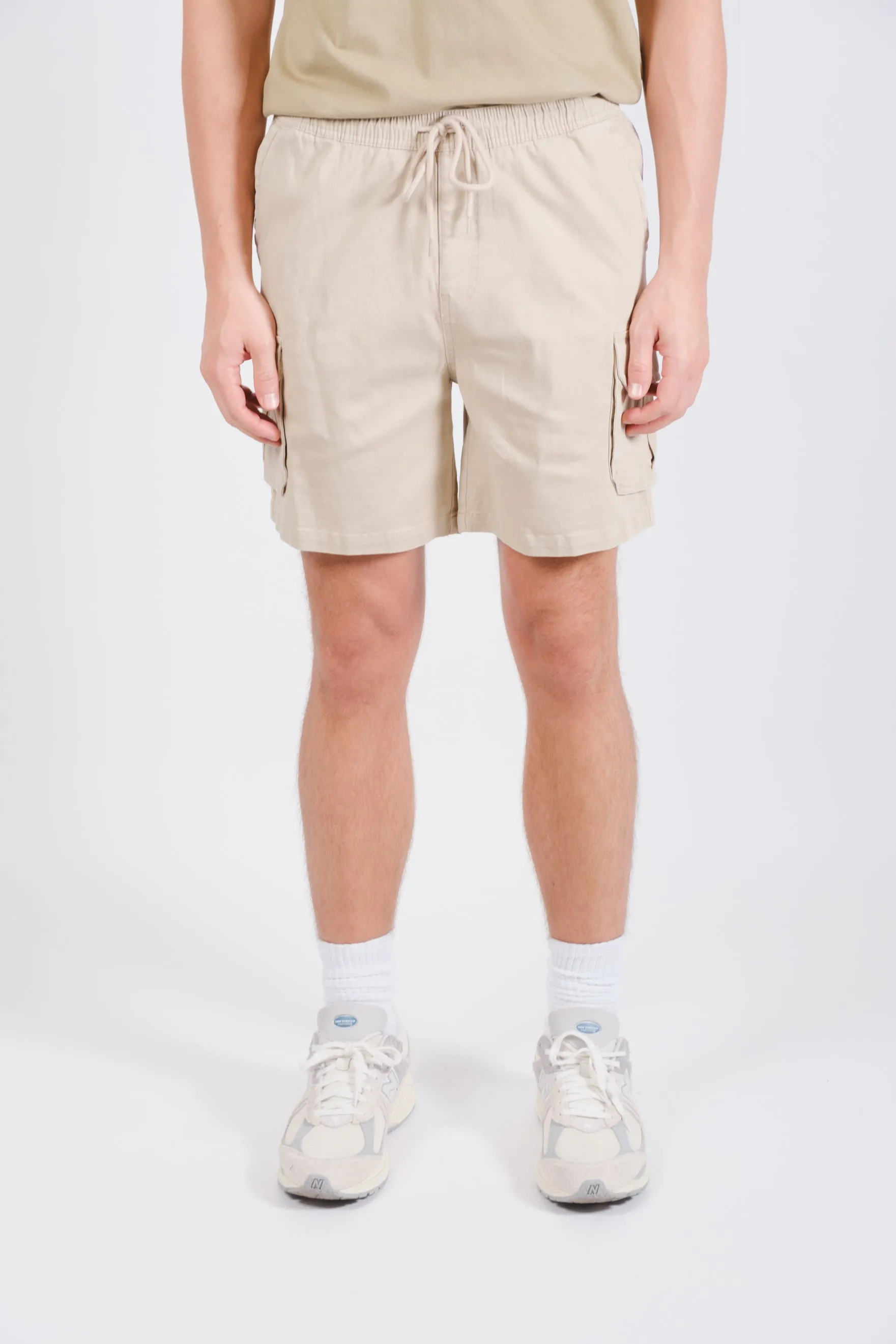 Washed Twill Cargo Short