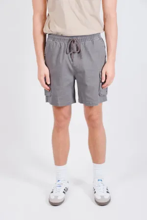 Washed Twill Cargo Short
