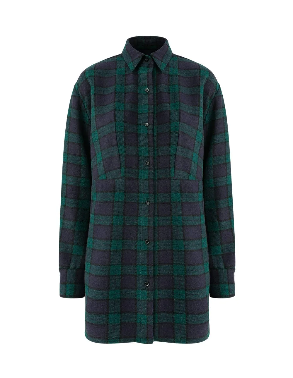 Women Plaid Shirt Jacket
