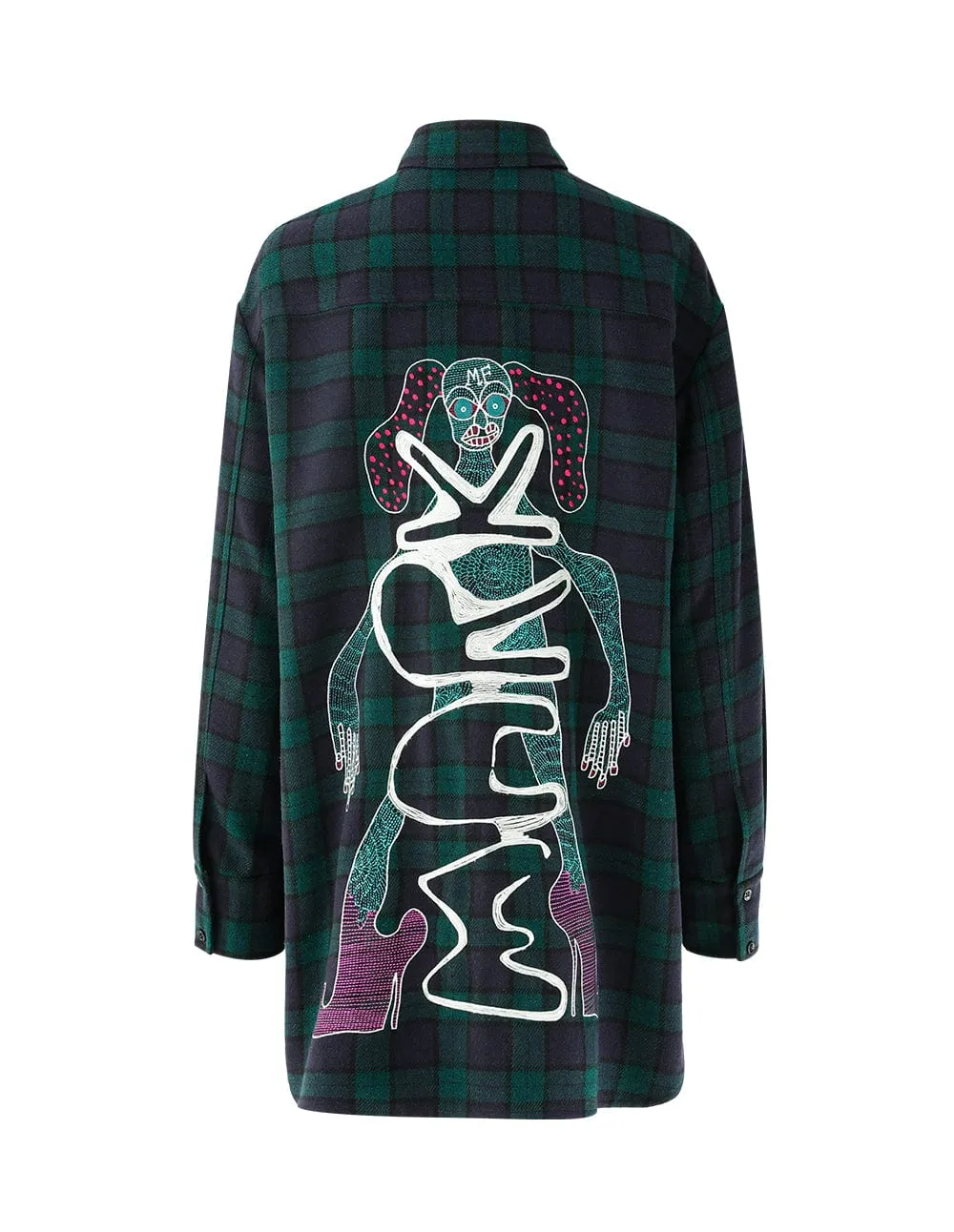 Women Plaid Shirt Jacket