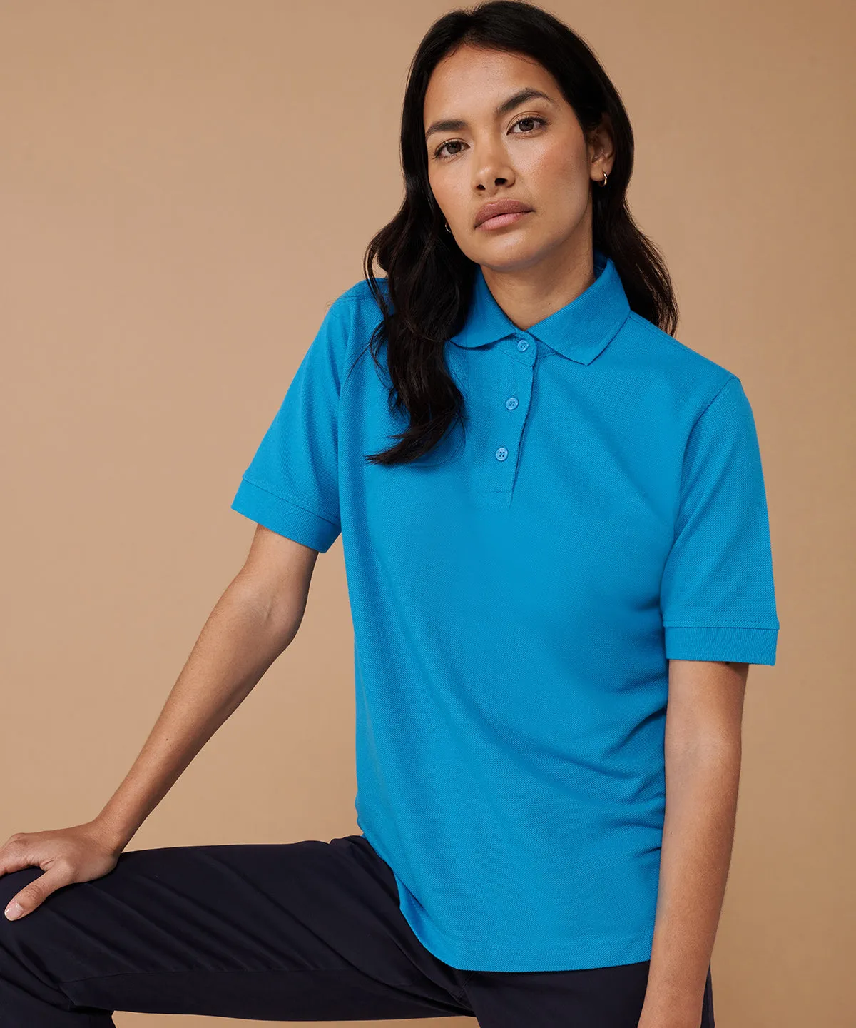 Womens 65/35 polo shirt | Vintage Red