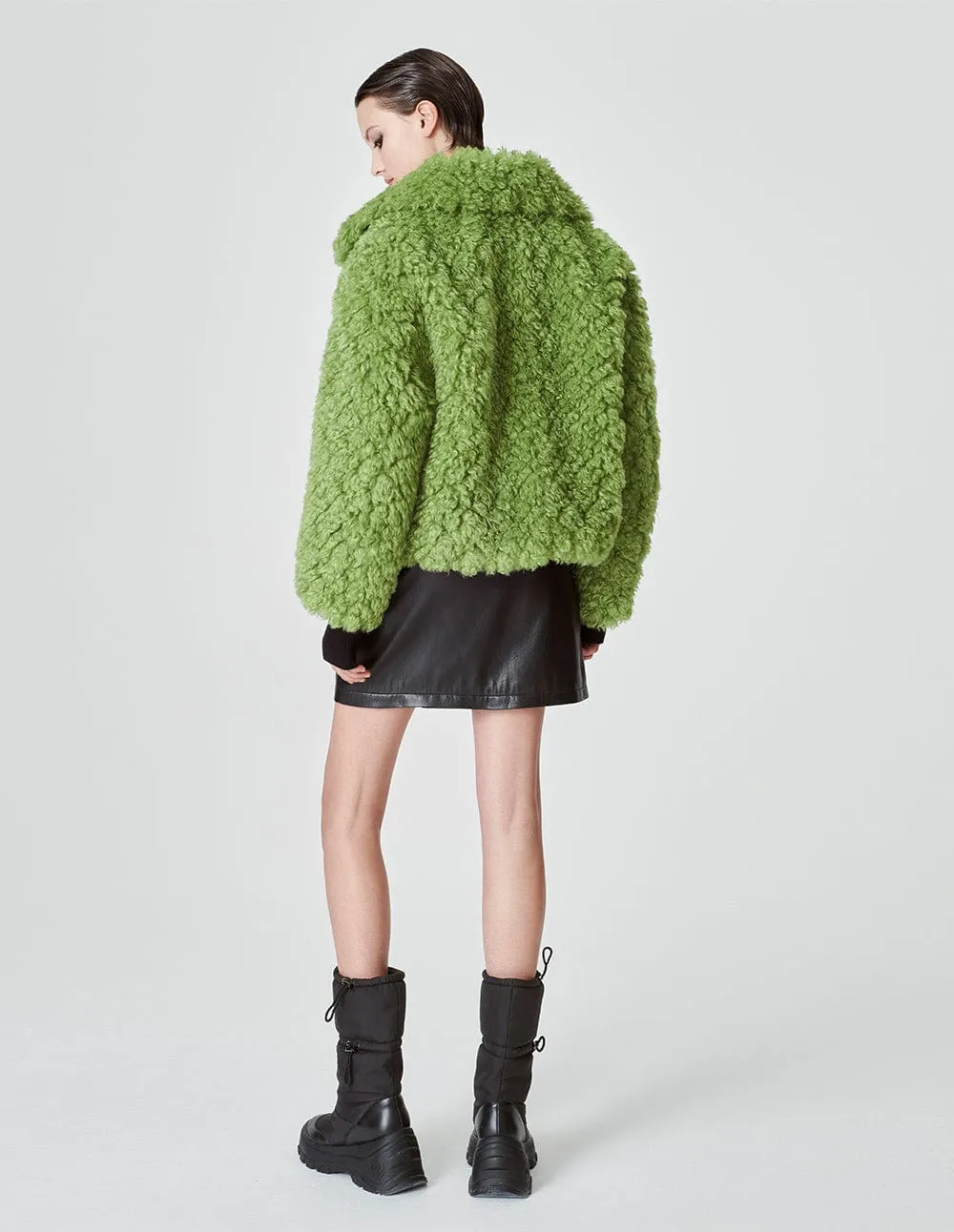 Women's Patchwork Plush Jacket