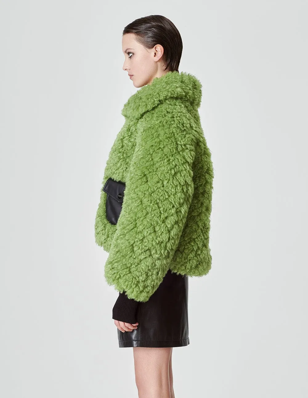 Women's Patchwork Plush Jacket