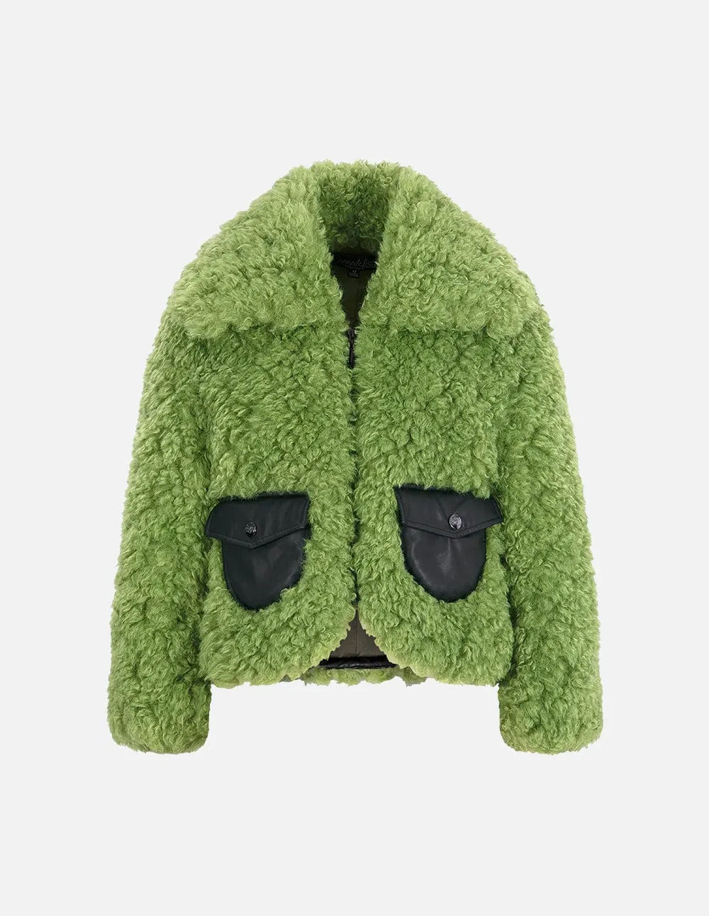 Women's Patchwork Plush Jacket