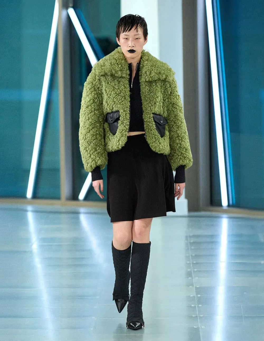 Women's Patchwork Plush Jacket